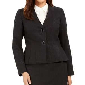 ⭐Le Suit Set NWT! Pleated Blazer Jacket Skirt 10P